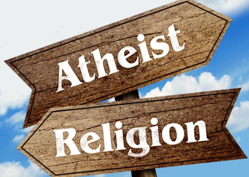 atheism religion concept